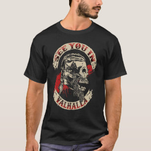 Mens See You In Valhalla Viking Nordic Mythology T-Shirt