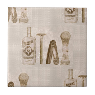 mens shaving ceramic tile