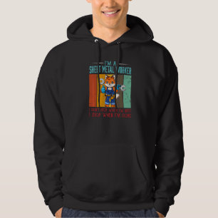 Mens Sheet Metal Worker Stop When I'm Done Locksmi Hoodie