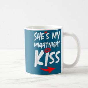 Mens She's My Midnight Kiss Happy New Year Matchin Coffee Mug