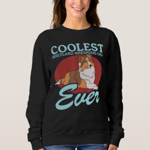Mens Shetland Sheepdog Dad Dog Owner Sheltie Sweatshirt