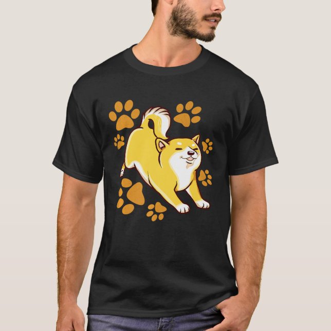 Mens Shiba Inu Dog for Pet Owner T-Shirt (Front)