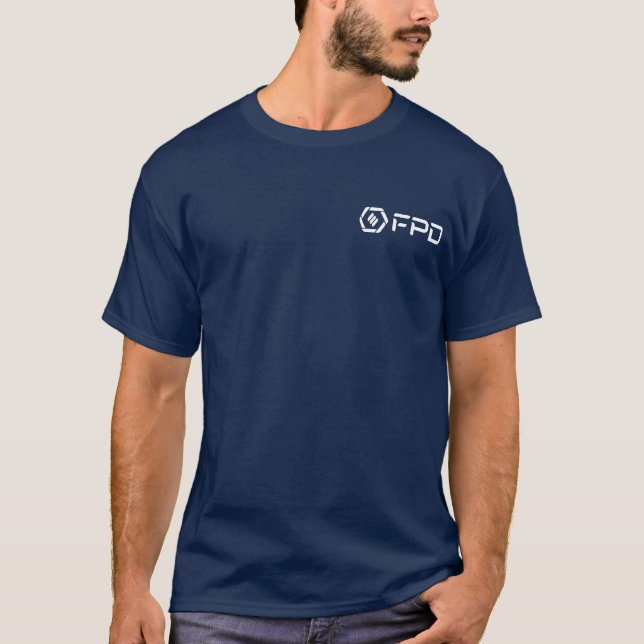 Men's Short-Sleeve Navy T-Shirt (Front)