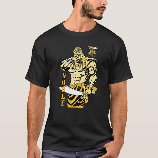 Mens Shriner Noble Pharaoh Mason Ph Shriner Aeaonm T-Shirt (Front)