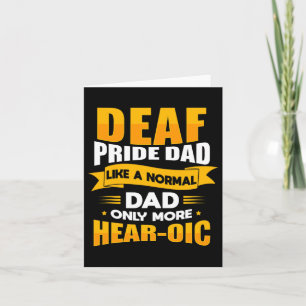 Mens Sign Language Deaf Awareness Asl And Deaf Pri Card