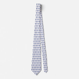 Men's silk tie, navy, blue lobster tie