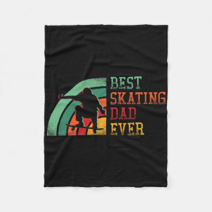 Mens Skateboard Retro Vintage Arts Skateboarding S Fleece Blanket