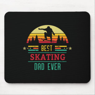 Mens Skateboard Skater Dads Vintage Retro Art- Ska Mouse Pad