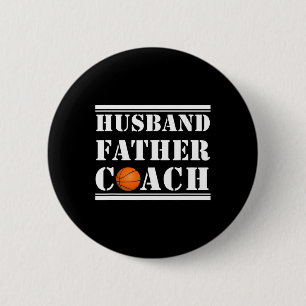 Mens Sketll Lover Dad Husnd Father Coach 6 Cm Round Badge