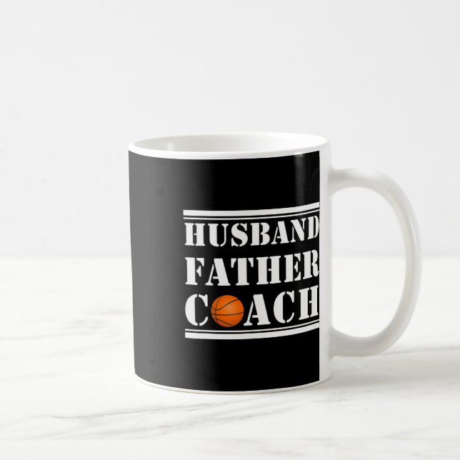 Mens Sketll Lover Dad Husnd Father Coach  Coffee Mug (Right)