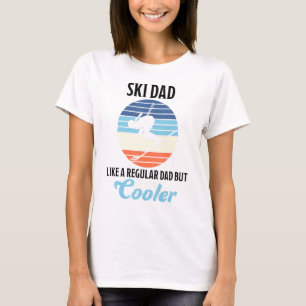 Mens Ski Dad Cool Saying Skiing Father Dad Skier T-Shirt