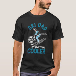 Mens Ski Dad Funny Winter Sports Daddy Skiing Fath T-Shirt