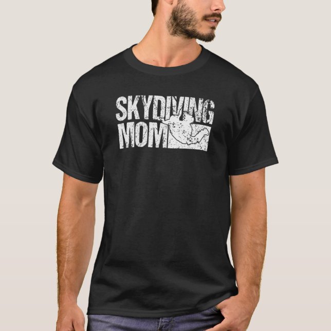 Mens Skydiver Skydiving Mum Skydiving T-Shirt (Front)