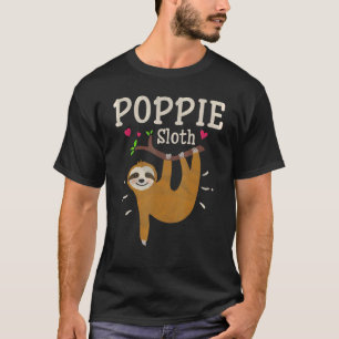 Mens Sloth Graphic Humour Zoo Animal Poppie T-Shirt