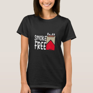 Mens Smoke Free  Quit Smoking Non Smoker Nicotine  T-Shirt