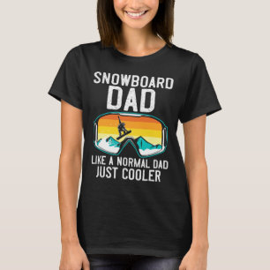 Mens Snowboard Dad Shirt For Men Funny Snowboardin