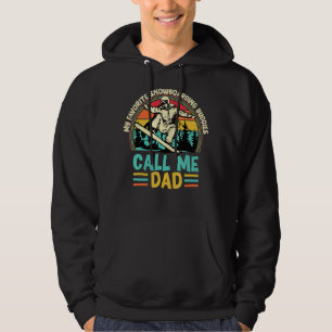 Mens Snowboard My Favourite Snowboarding Buddies C Hoodie