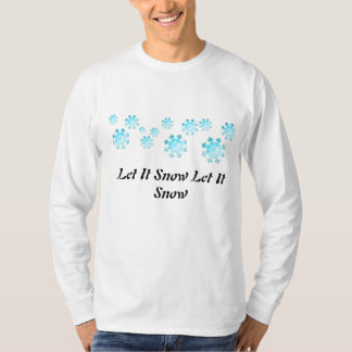 Mens Snowflake long Sleeve Top