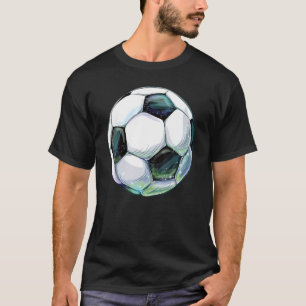 Mens soccer ball US football UK sports 2 T-Shirt