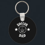 Mens Soccer Dad Family Football Team Player Sport  Key Ring<br><div class="desc">Mens Soccer Dad Family Football Team Player Sport Father</div>