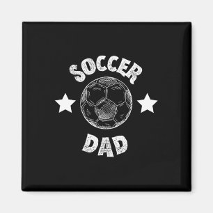 Mens Soccer Dad Family Football Team Player Sport Magnet