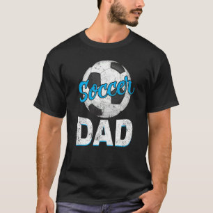 Mens Soccer Dad Vintage Style Soccer Father's Day T-Shirt