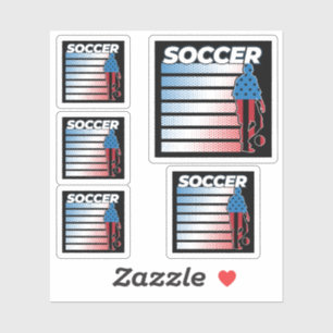 Men's Soccer Patriotic USA Flag