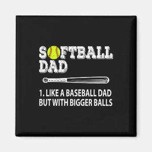 Mens Softll Dad Like A Sell But With Bigger Funny Magnet
