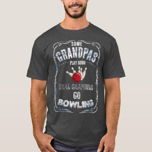 Mens Some Grandpas play Bingo, Real Grandpas go Bo T-Shirt