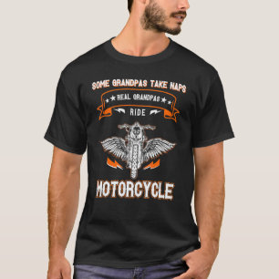 Mens Some Grandpas Take Ride Motorcycle Motorcycli T-Shirt