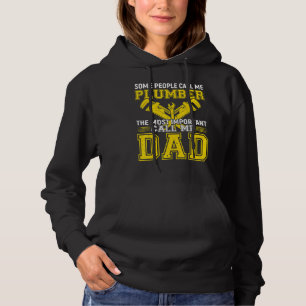 Mens Some People Call Me Plumber Most Important Ca Hoodie