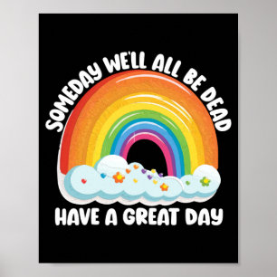 Mens Someday Be Government Agencyd Funny Sarcastic Poster