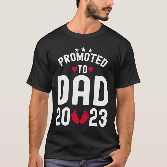 Mens Soon To Be Daddy New Dad Pregnancy First Time T-Shirt (Front)