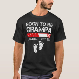 Mens Soon To Be Grampa Est 2023 For Men     New Gr T-Shirt