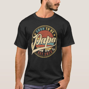 Mens Soon To Be Papa 2023 For New Papa First Time T-Shirt