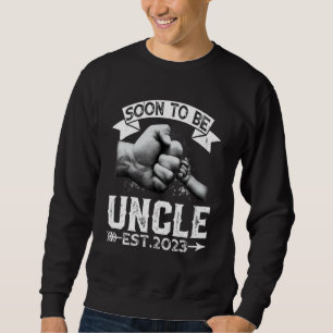 Mens Soon To Be Uncle 2023 Pregnancy Announcement Sweatshirt