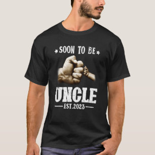 Mens Soon To Be Uncle 2023 Pregnancy Announcement T-Shirt