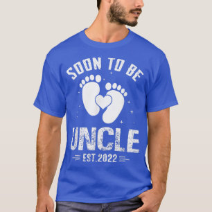 Mens Soon To Be Uncle Est 2022 New Uncle again 202 T-Shirt