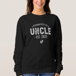 Mens Soon To Be Uncle Promoted To Uncle 2022 Pregn Sweatshirt