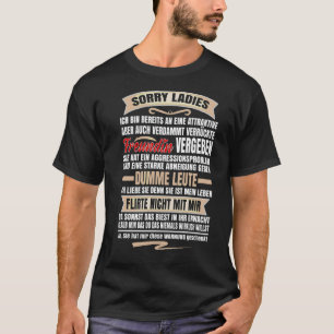 Mens Sorry Lady's Pampered Husband Girlfriend Grea T-Shirt