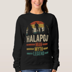 Mens South Korean Grandad Halapoji Man Myth Legend Sweatshirt