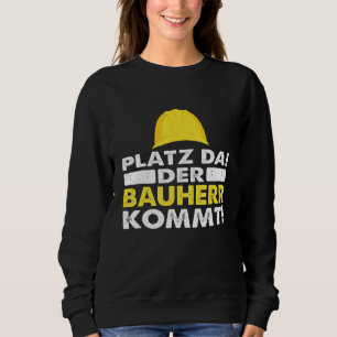 Mens Space As The Builder Comes Sweatshirt
