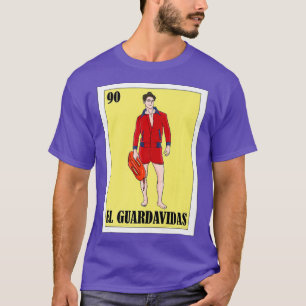 Mens Spanish Life Guard Lottery Gift - Mexican T-Shirt