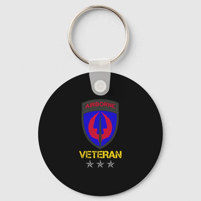 Mens Special Operations Aviation Command Veteran P Key Ring (Front)