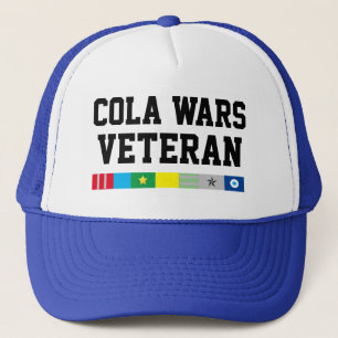 Mens Sportswear Baseball COLA WARS VETERAN Trucker Trucker Hat