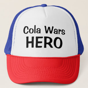 Mens Sportswear Baseball Novelty COLA WARS HERO Trucker Hat