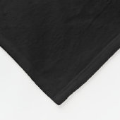 Men's Sporty Geometric Dark Greys & Black  Fleece Blanket (Corner)