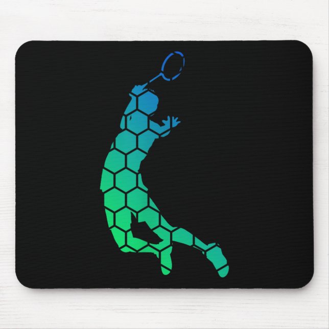 Mens Squash Womens Shuttle Badminton  Mouse Pad (Front)
