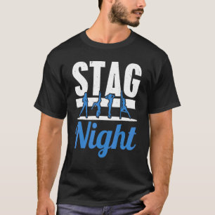 Mens Stag Night Groom Groomsmen Stag Party Bachelo T-Shirt