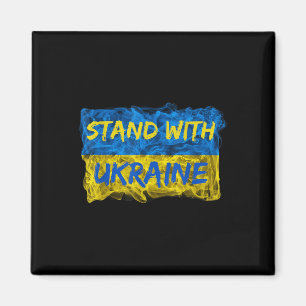 Mens Stand With Ukraine, Ukrainian Flag, Solidarit Magnet